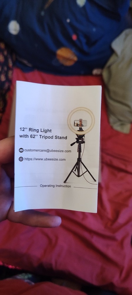 Ring Light, Professional Quality, Shutter Remote, 360 Adjustable