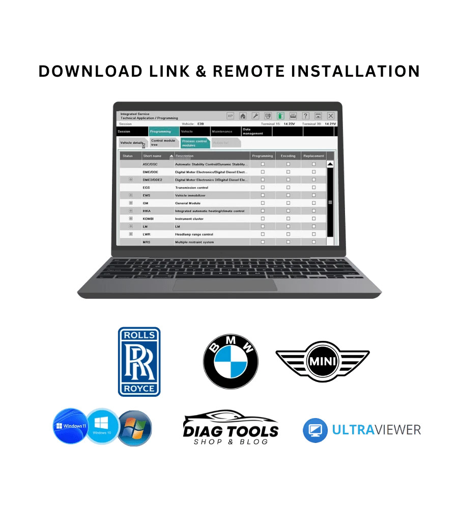 ISTA+ 4.53.40 BMW MINI Full Diagnose Calibration Programming Latest Version