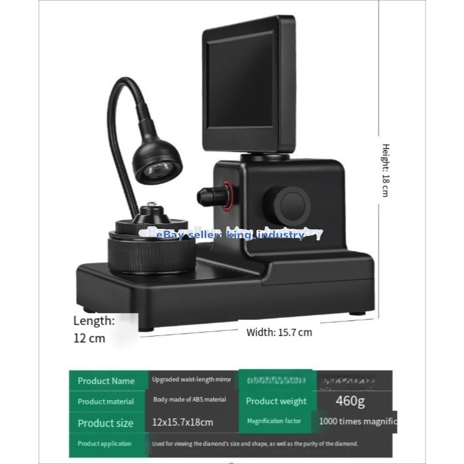 For Diamond Ring Diamond Girdle Code Magnifier & Microscope Identification Tool