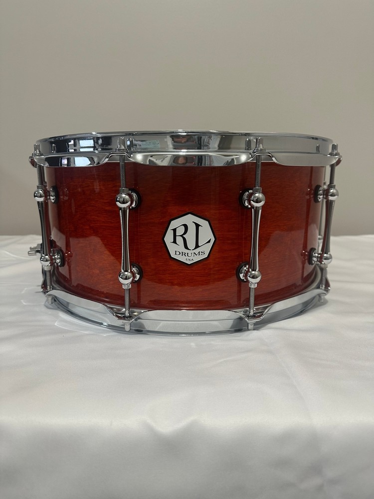 Orange Burst Snare Drum-JBMS10614