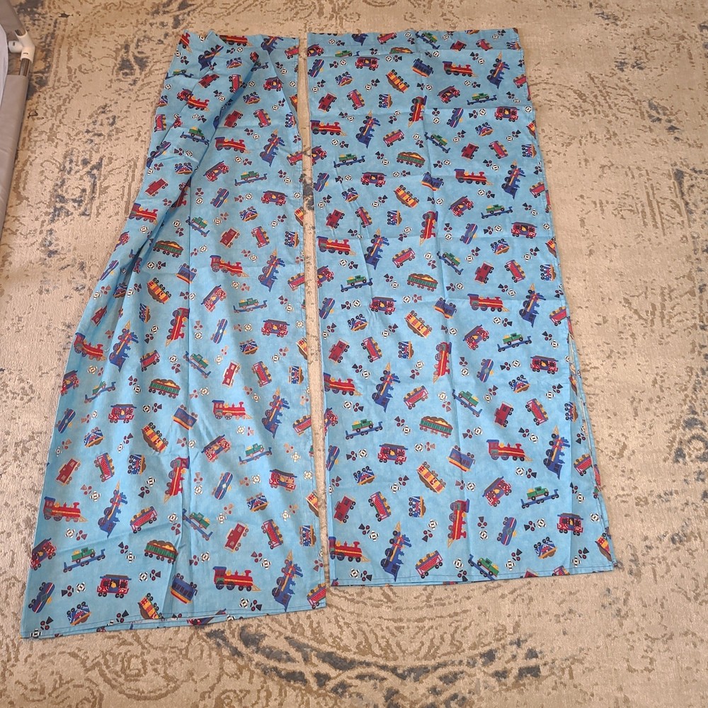 Homemade Toddler Bed Flat Sheet Trains