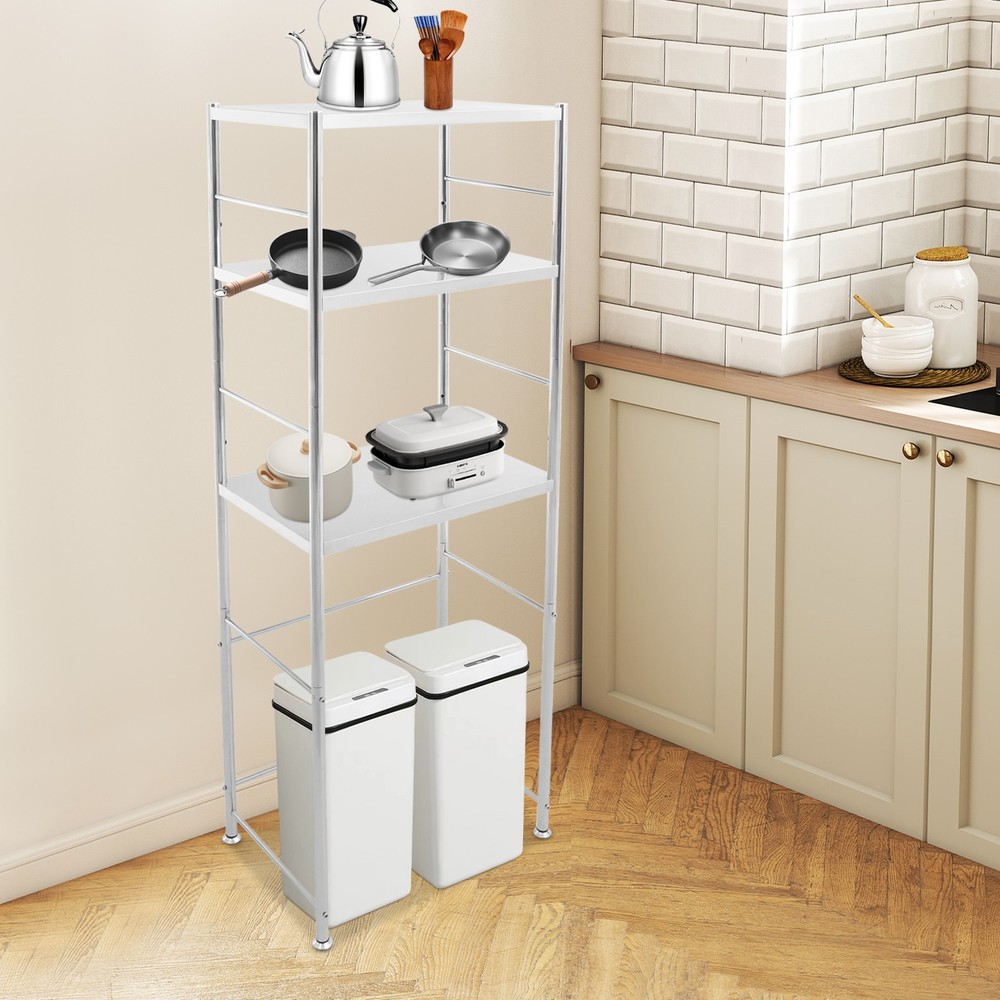 3-tier Stainless Steel Storage Shelf Kitchen Storage Shelves Storage Shelf