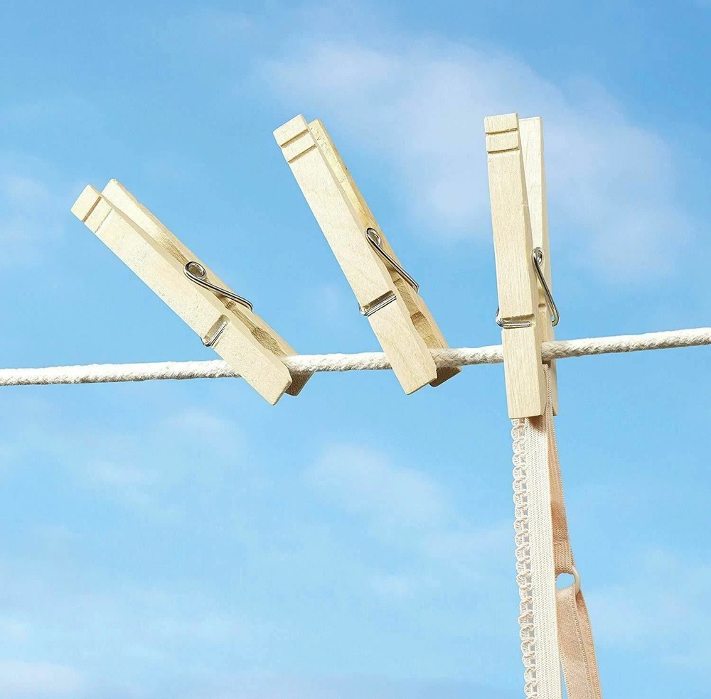 100 PACK--Wooden Clothespin