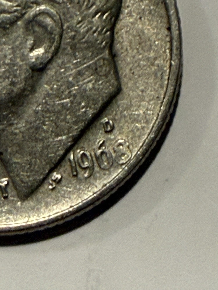 1968 D Roosevelt Dime with errors