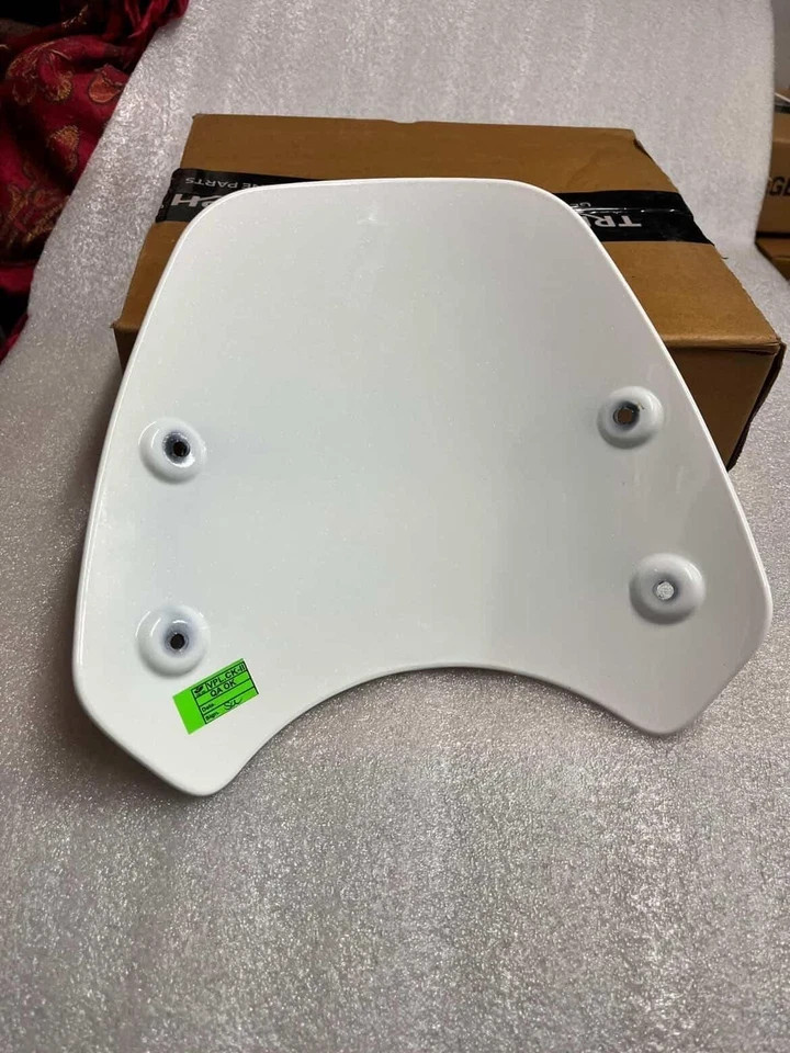 White Coated FlyScreen With Fitting Kit Fit For Triumph Scrambler 400x