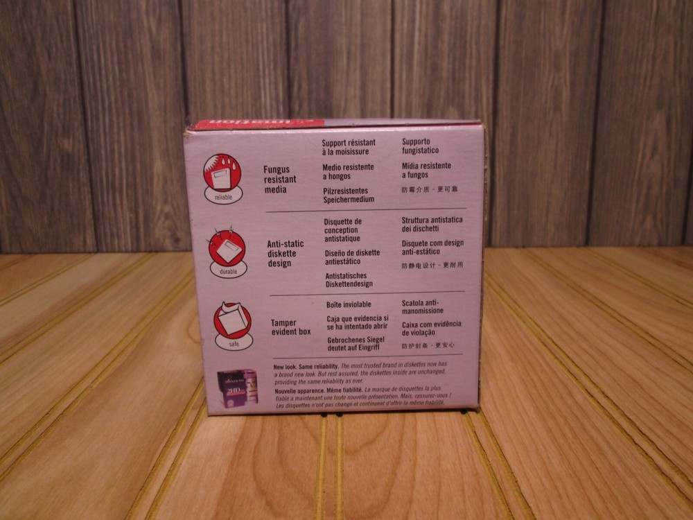 Vintage MAC Imation Diskettes 2HD 10diskettes in Box (din1)