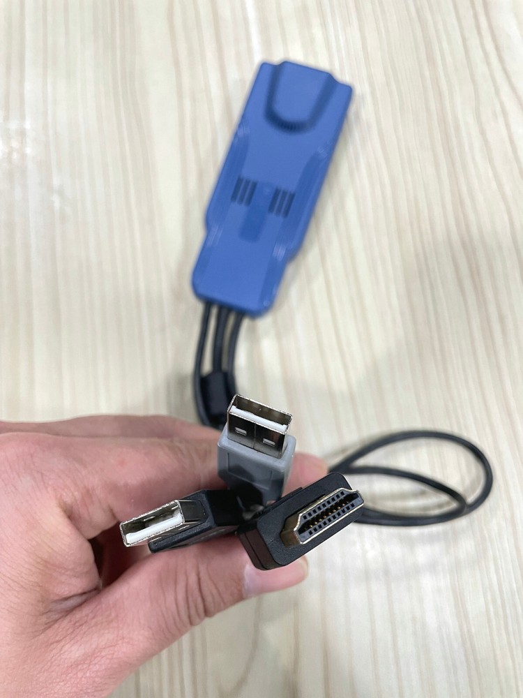 compatible Raritan KX II D2CIM-DVUSB-HDMI Interface Module KVM module cable