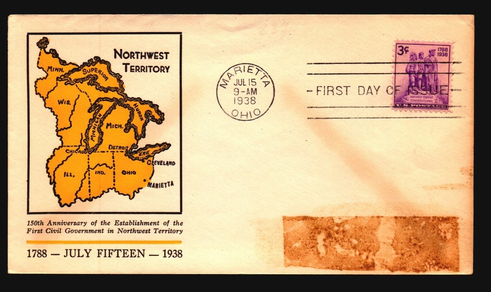 US SC# 837 FDC / Nice Cachet / Removed Label - L4649