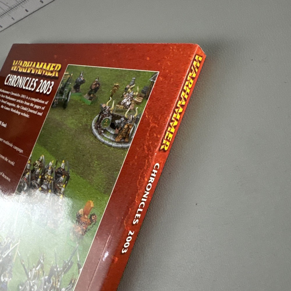 Games Workshop Warhammer Chronicles 2004 Rulebook Fantasy Codex Old World