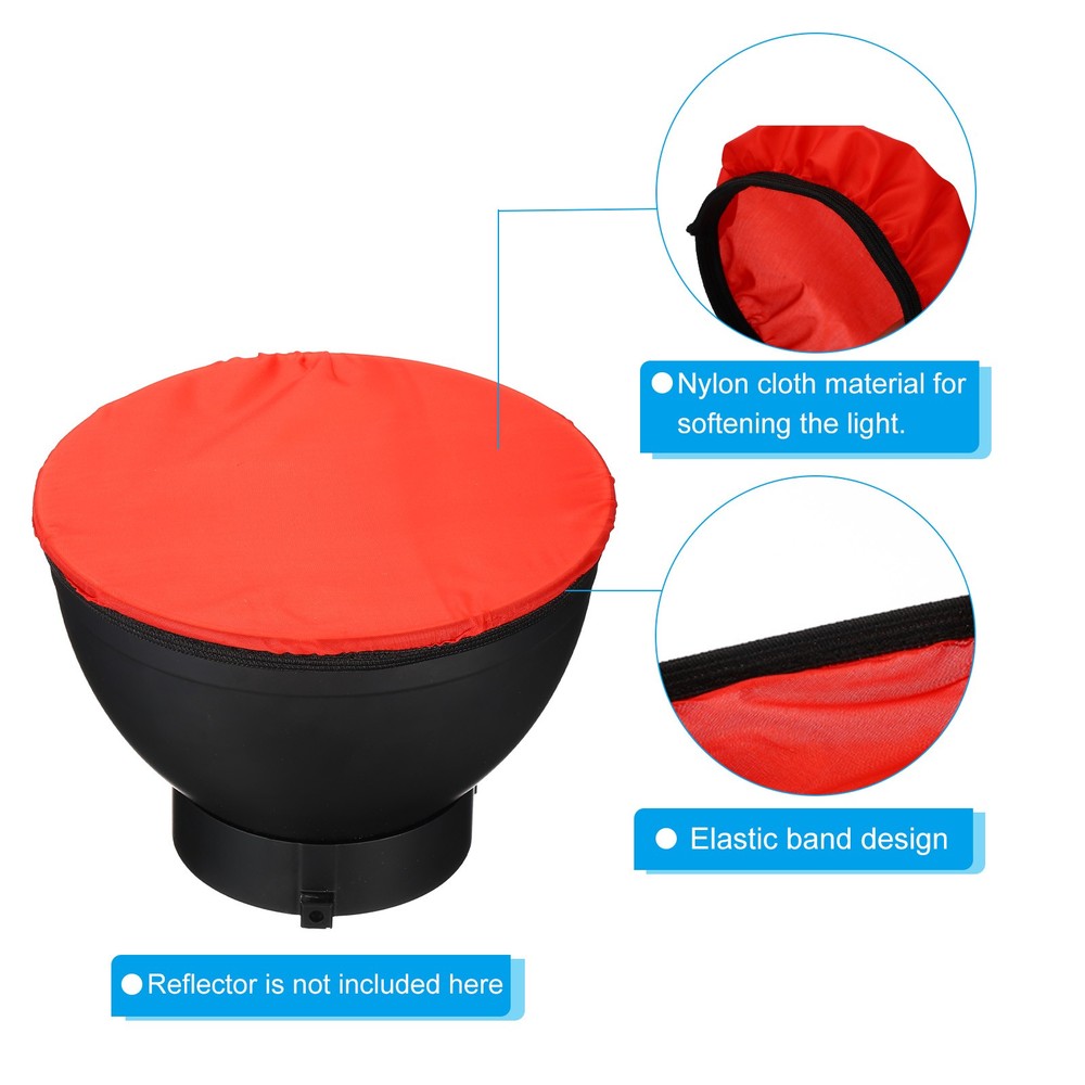 7" 18cm soft diffuser lamp cover, 5pcs fabric diffuser, multi-color