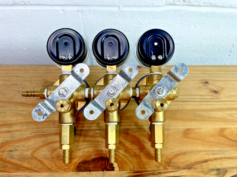DTR1133 Set of 3 Draft Beer Co2 Regulators