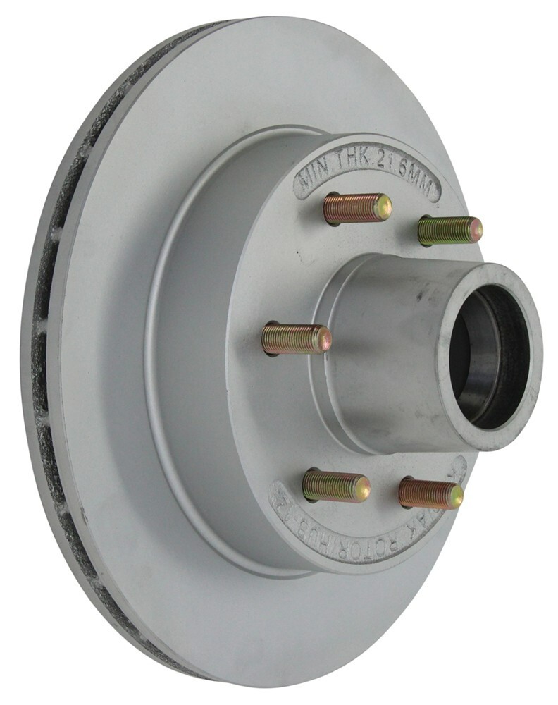 Kodiak 12" Hub-and-Rotor Assembly - 6 on 5-1/2 - Dacromet - 5.2k lbs to 6k Ibs