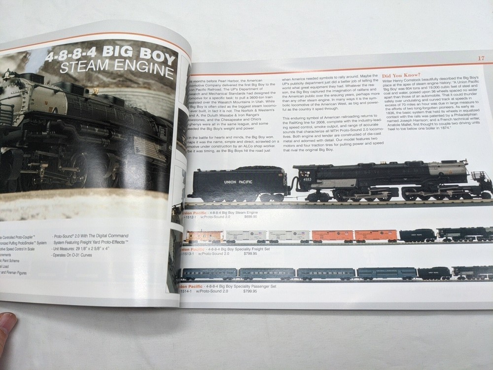 MTH Electric Trains 2008 Volume 2 Catalog