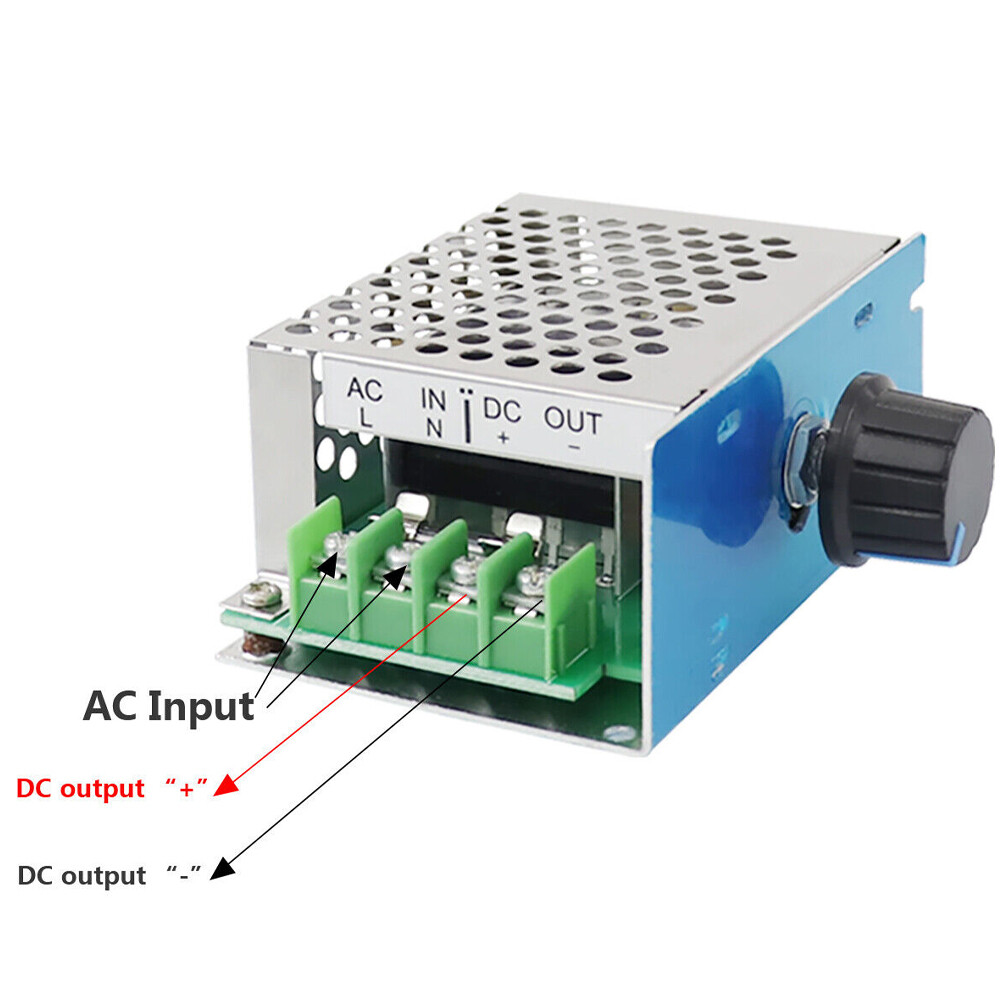 2PCS DC 10-60V SCR Motor Speed Controller Voltage Regulator Dimmer New