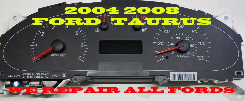 2004 2007 MERCURY SABLE, FORD TAURUS CLUSTER SOFTWARE & ODOMETER CALIBRATION