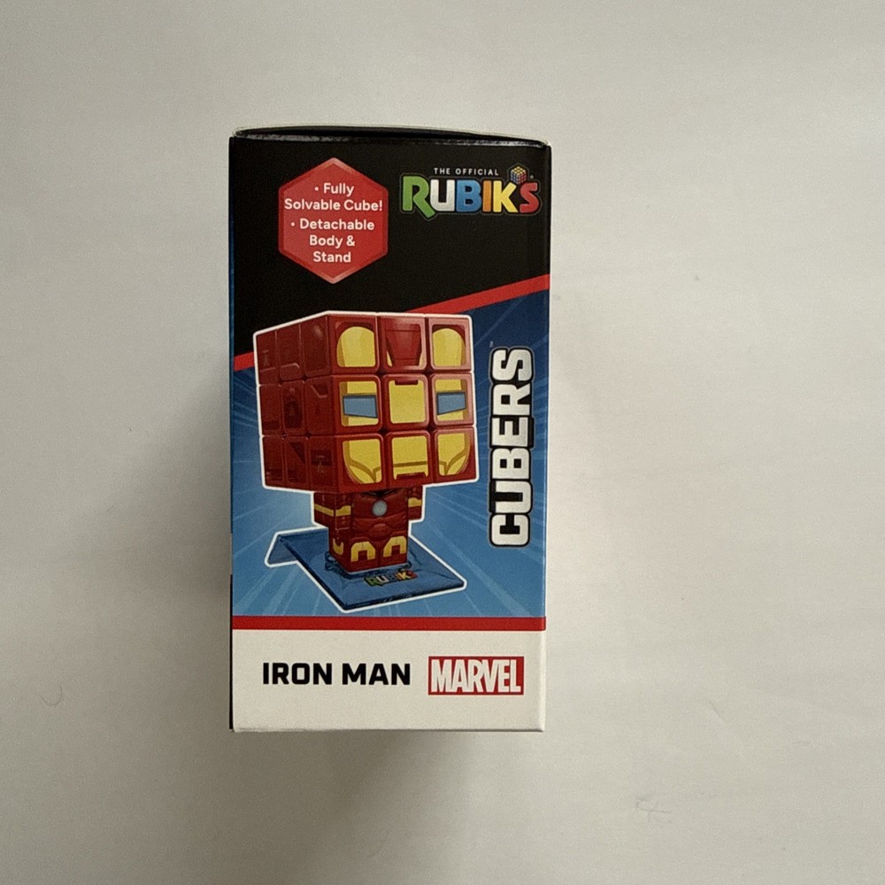 Marvel Rubiks Cube Iron Man Official Rubiks Fully Solvable Cube New Sealed