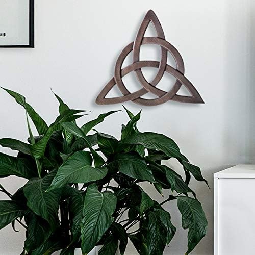 Rustic Brown Metal Irish Trinity Knot Wall Hanging