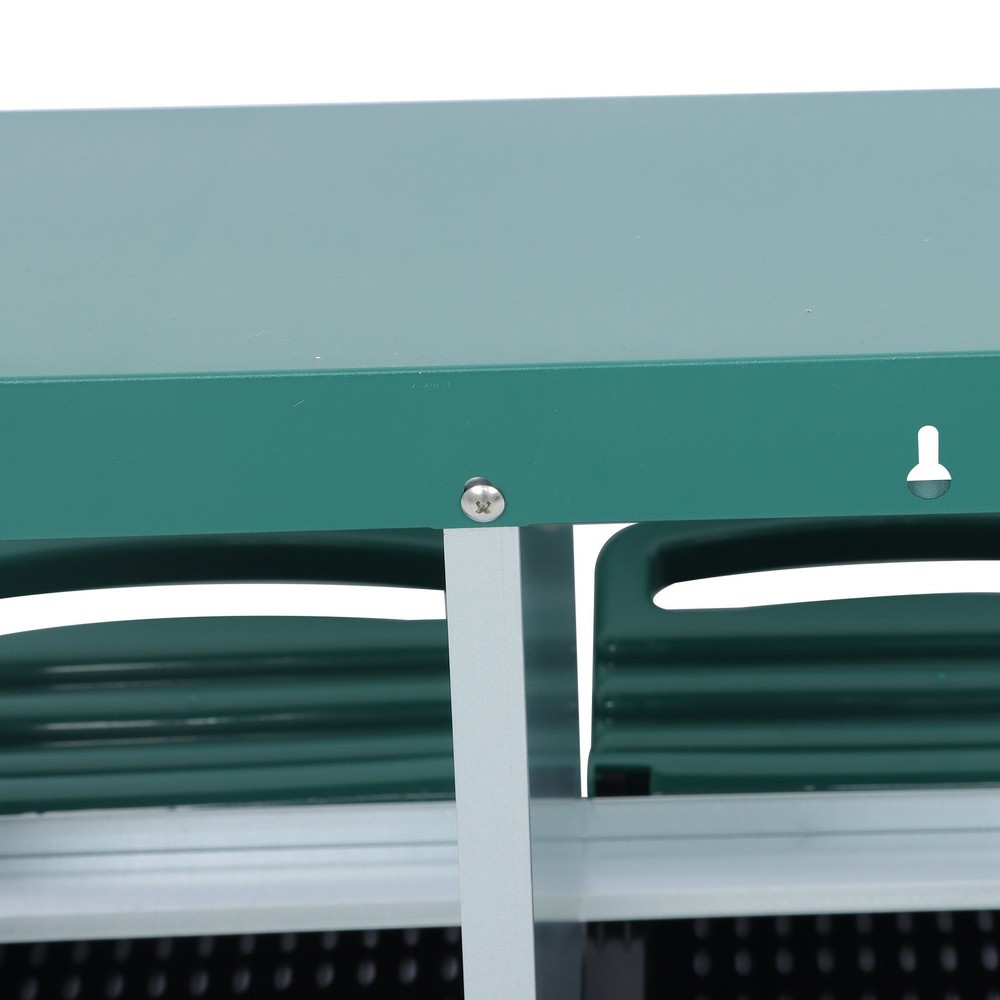 Chicken Nesting Boxes 4 Hole Metal Chicken Egg Laying Nesting Box With Perch