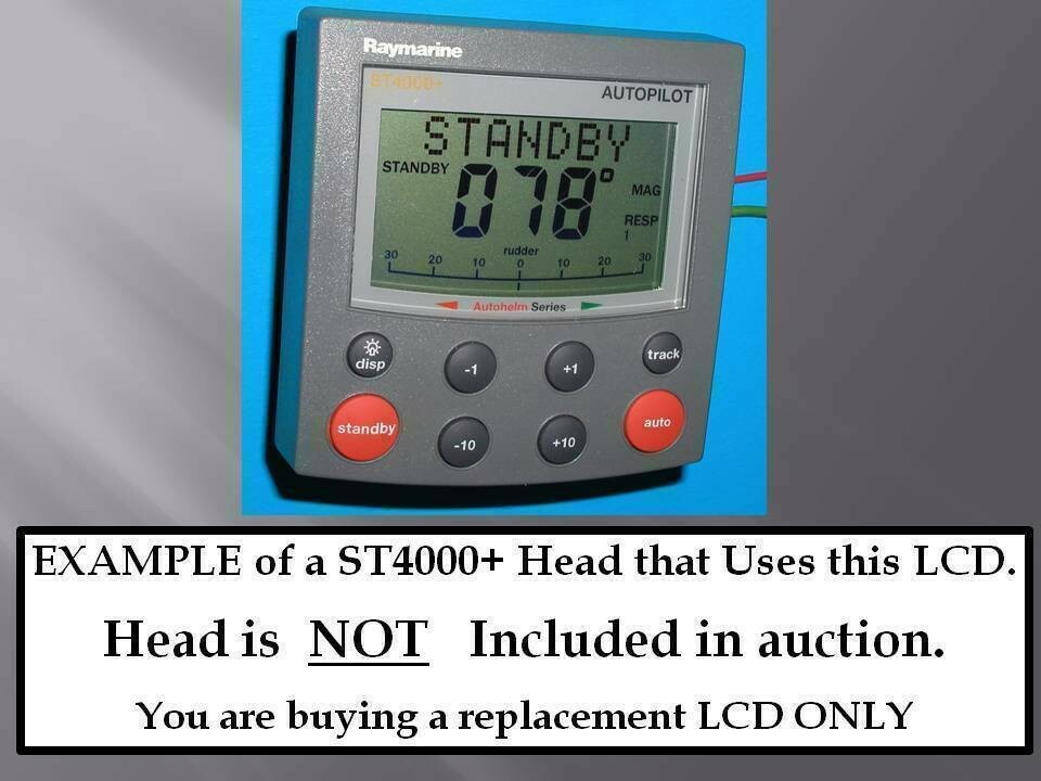 LCD Screen INSTALLED for Raymarine ST4000+ / ST5000+ Display Replacement