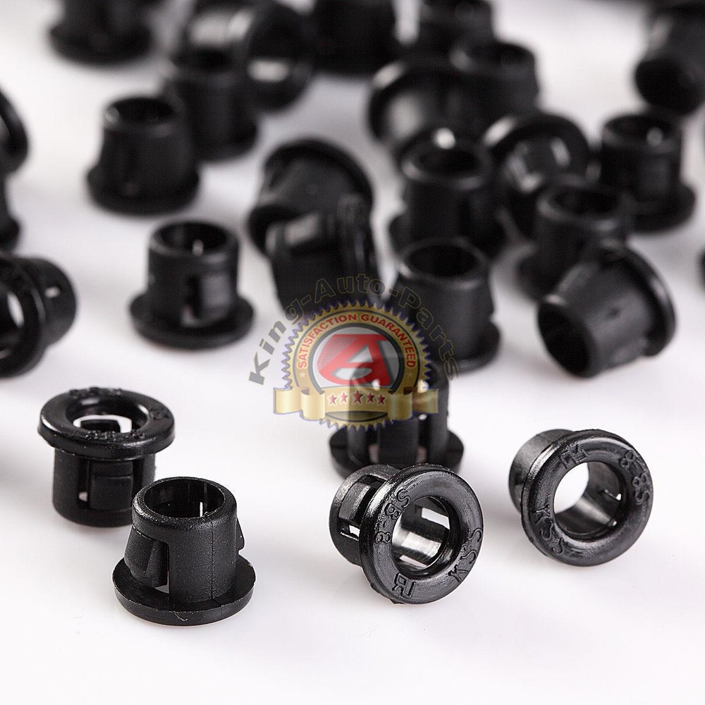 Black Plastic Snap Grommets  3/16" 100 PCS/BAG
