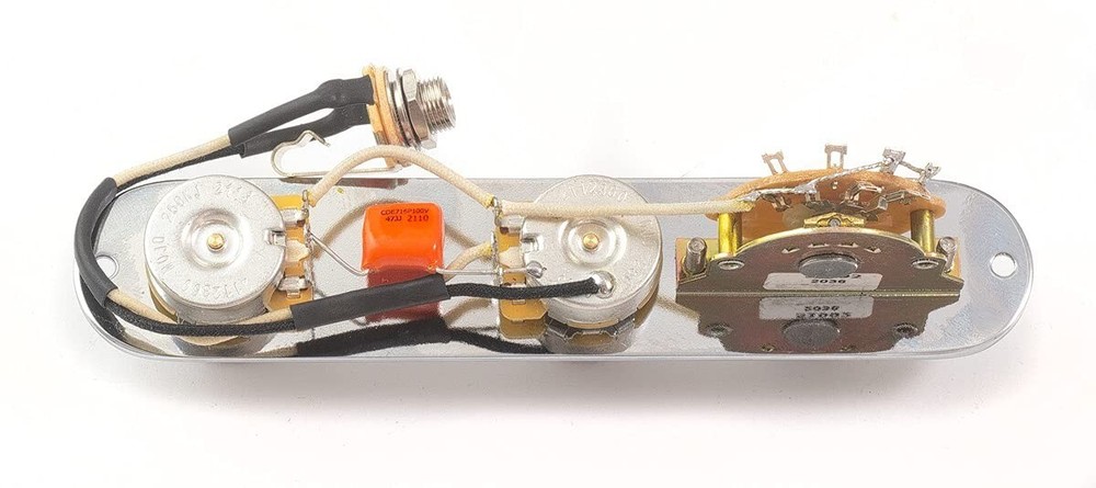 Precision Made Telecaster Harness w/Control Plate and Knobs