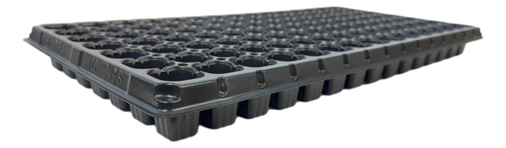 105 Cell Seedling Plastic Nursery Trays, 10 Pack, Thick Durable Germination P...