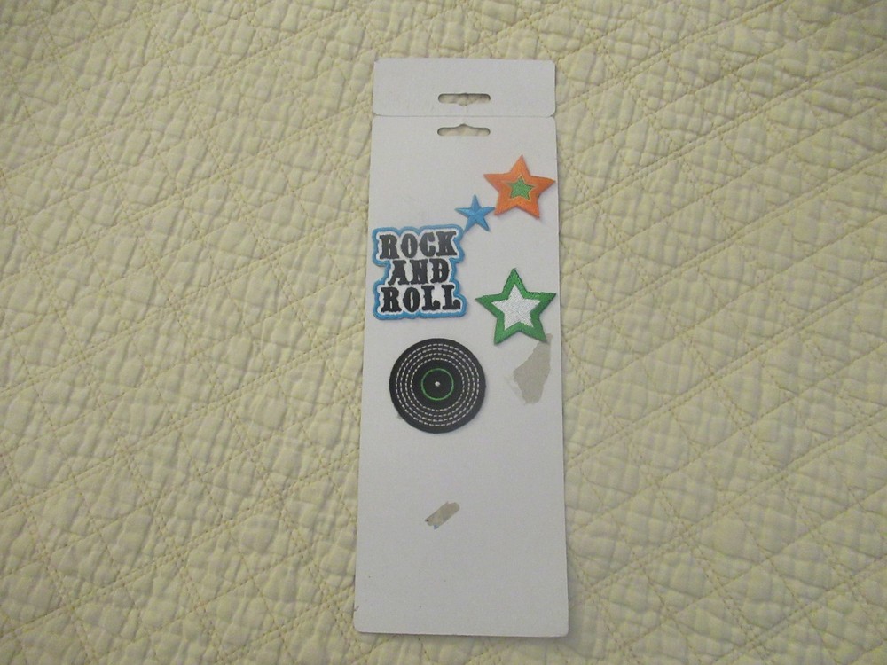 Rock And Roll Iron-On Appliques (5-Pieces) (Horizon Group)
