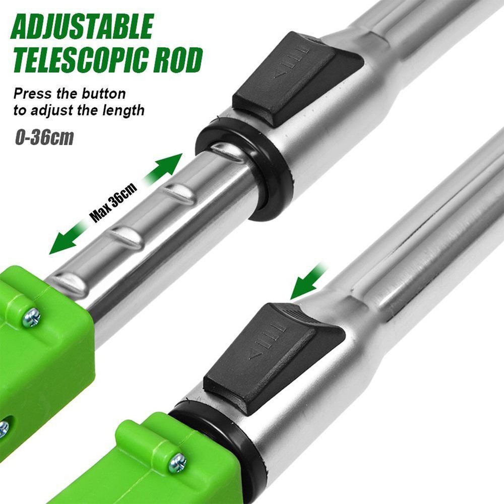 2 Battery Electric Cordless Grass String Trimmer Lawn Edger Weed Wacker Cutter