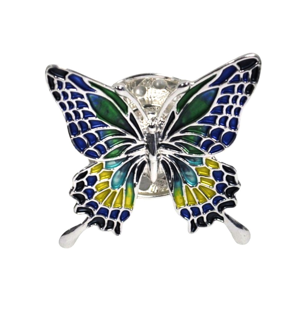 Blue Butterfly Magnetic Needle Minder