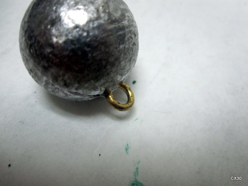23 Pcs. Egg Drop Sinkers 2 Oz. with Static Ring