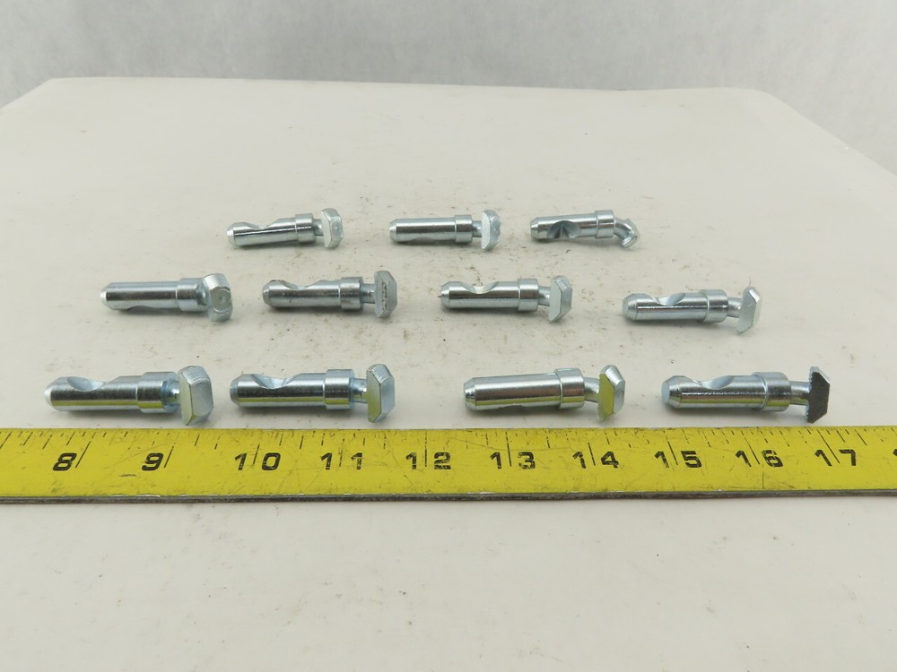 Flexlink Modular Conveyor Frame Angled T-Bolt Attachment Hardware Lot Of 11