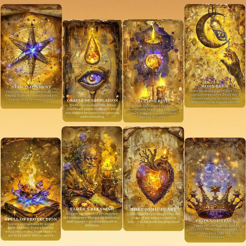GRIMOIRE OF SHADOWS Oracle Deck: A Mystical Oracle for Shadow Work, Intuition...