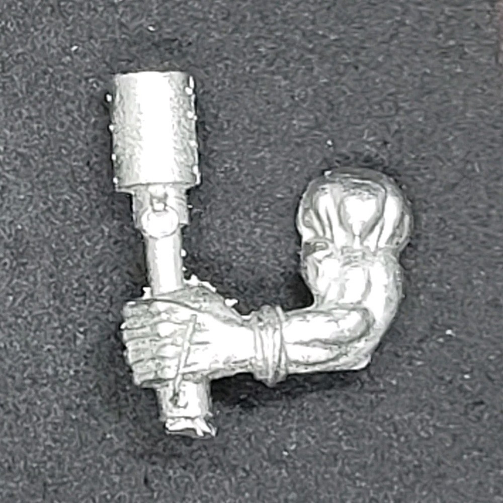 Ork Stikkbomb Left Arm Metal OOP Warhammer 40k Bit Part