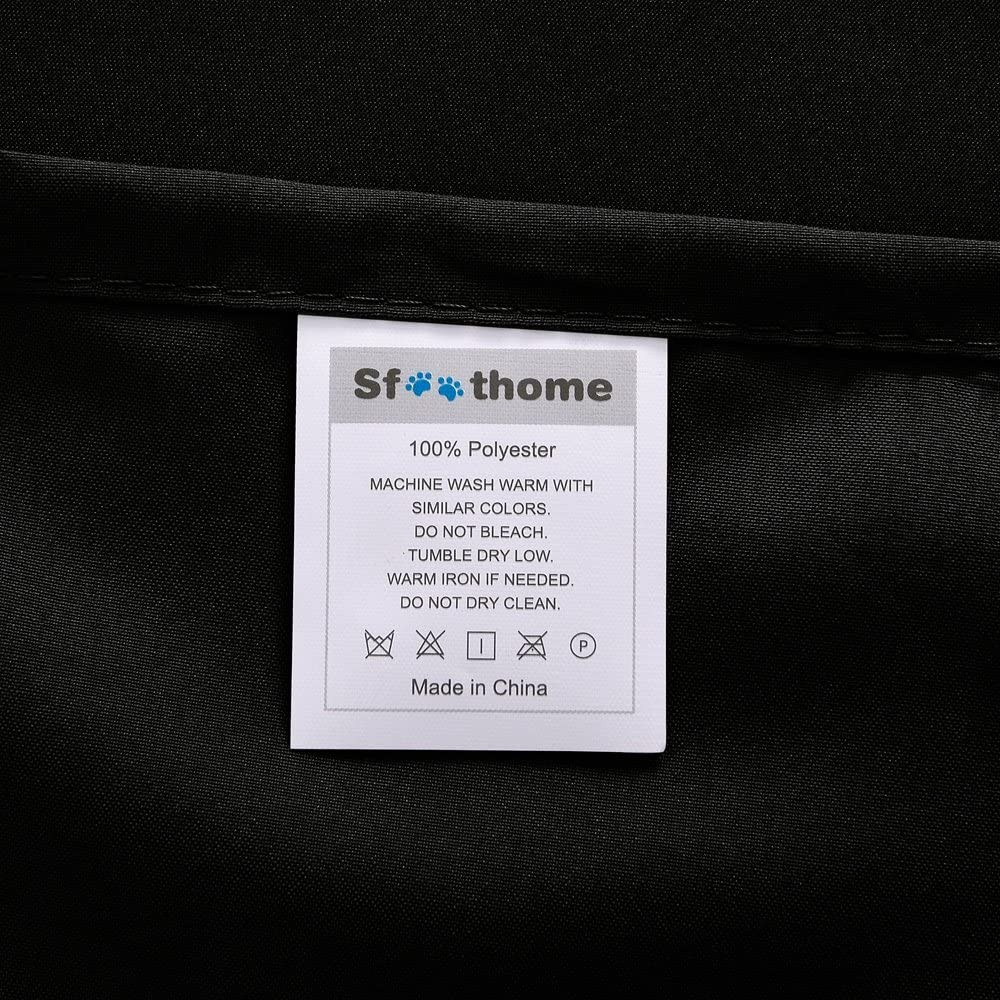 Queen Sheets Set - Black Hotel Luxury 4-Piece Bed Set, Extra Deep Poc