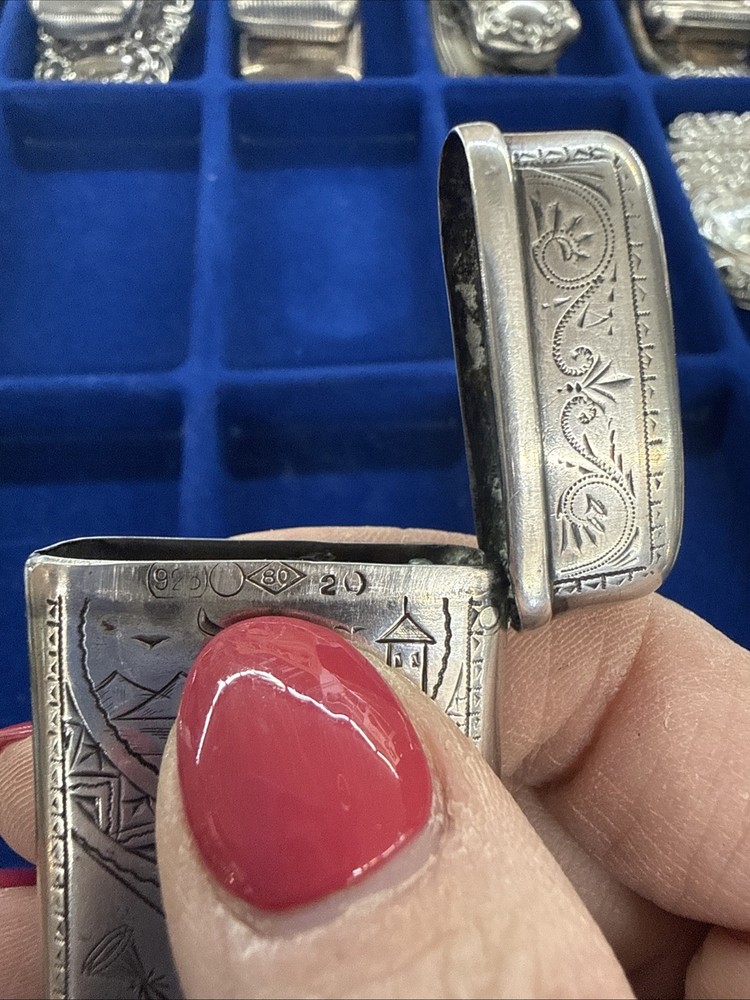 Antique Sterling Silver match safe