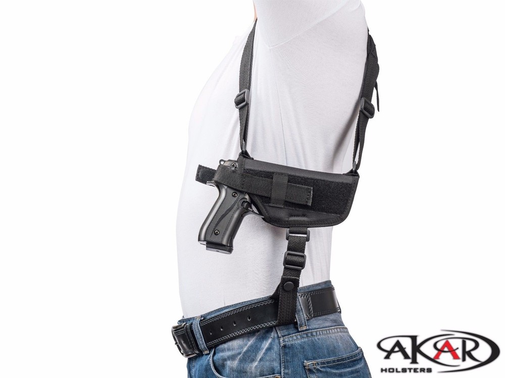 Horizontal Shoulder Holster RH Fits Glock 20