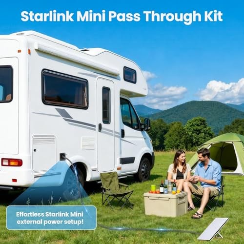 Starlink Mini Waterproof Wall Socket Passthrough - IP67 Waterproof Panel