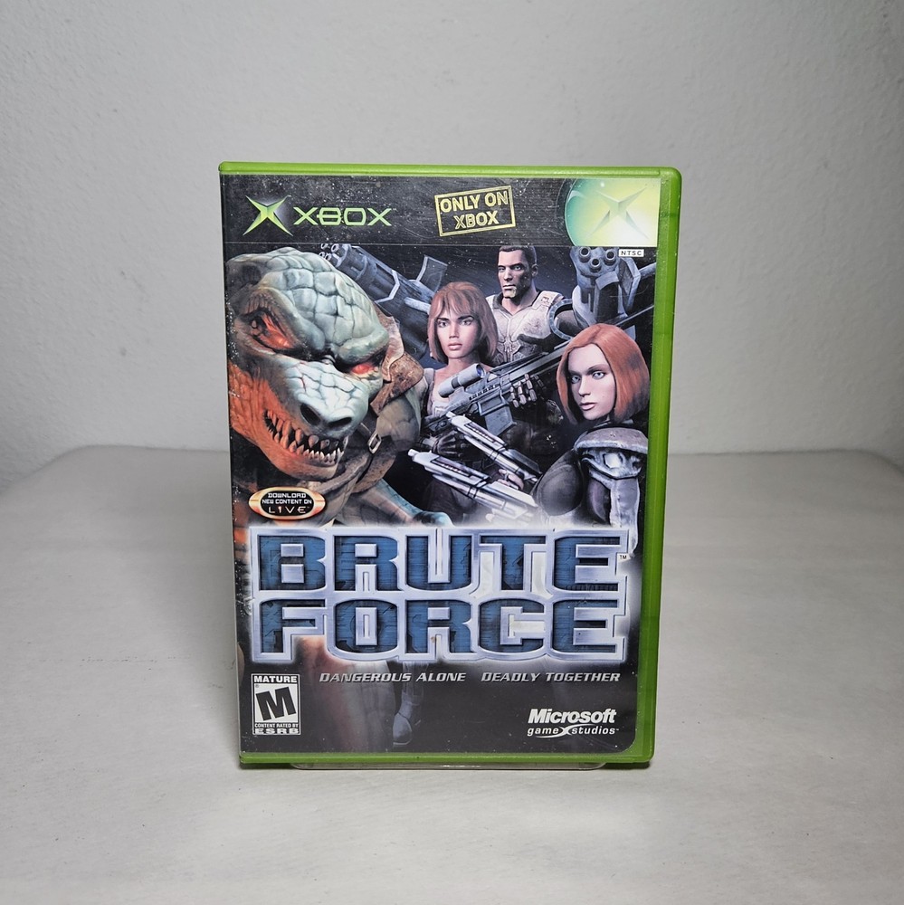 Brute Force (Microsoft Xbox, 2003) Case & Manual Only ~ No Game