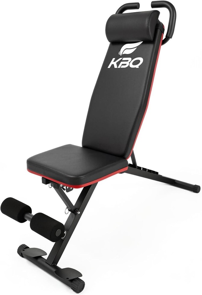 Adjustable Exercise Chair Home Gym – Foldable Back Extension Bench Core Hip