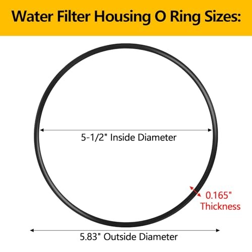 5-Pack Big Blue Water Filter Housing O Ring - Replacement Penteks 151122 O-Ring