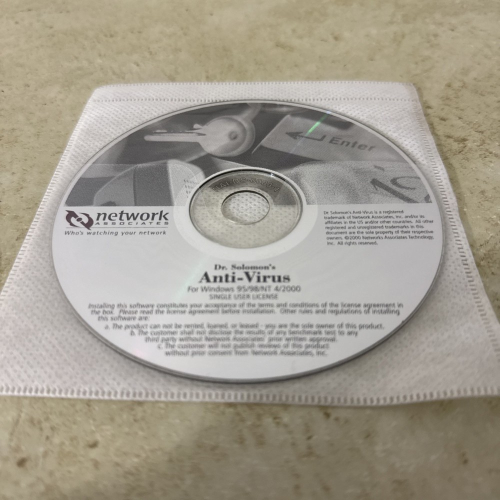 Dr. Solomon's Anti Virus for Windows 95/98/NT Disk