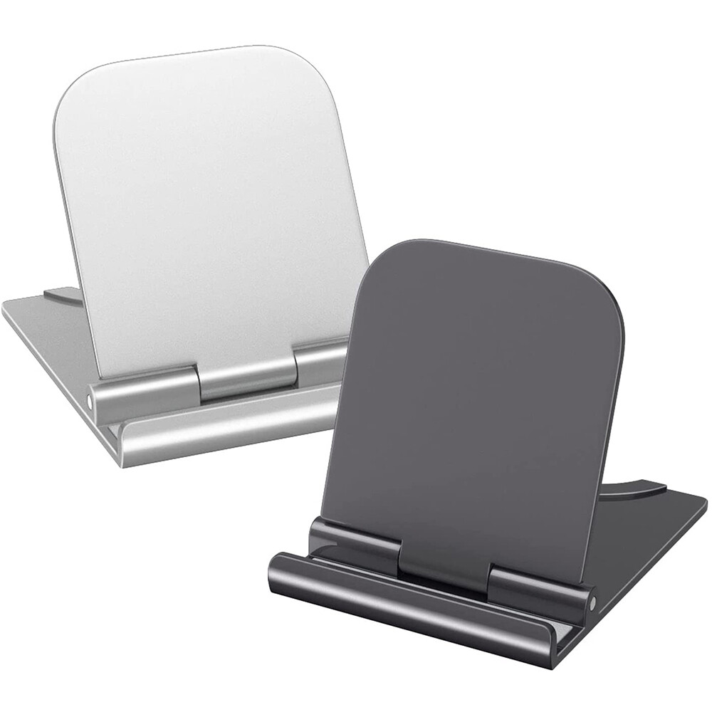 2 Pack Cell Phone Holder Mount Stand Desk Table Dock Foldable For iPhone Samsung