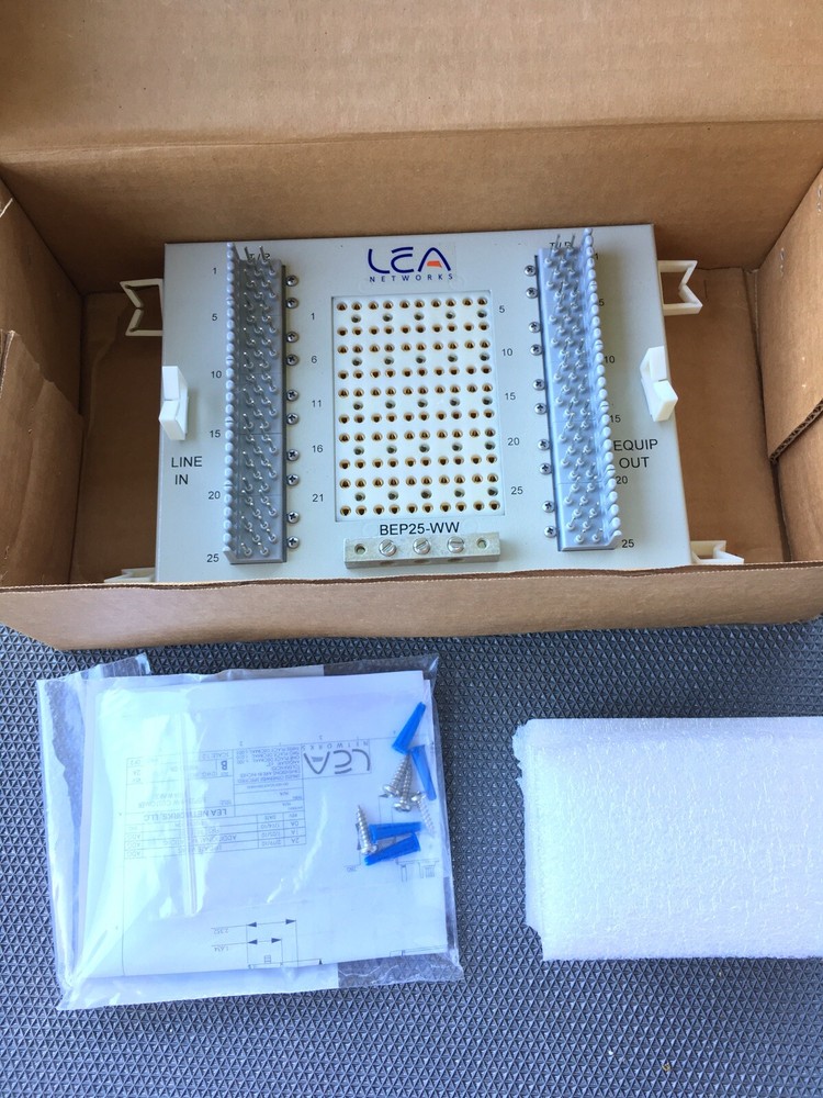 Lea Networks BEP25-WW Building Entrance Protector Wire Wrap Type IDC