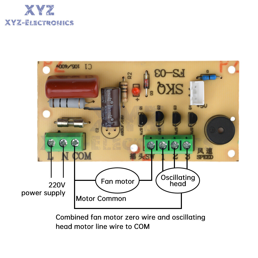 Universal Fan Remote Control Modified Board Circuit Board Control Board Repair