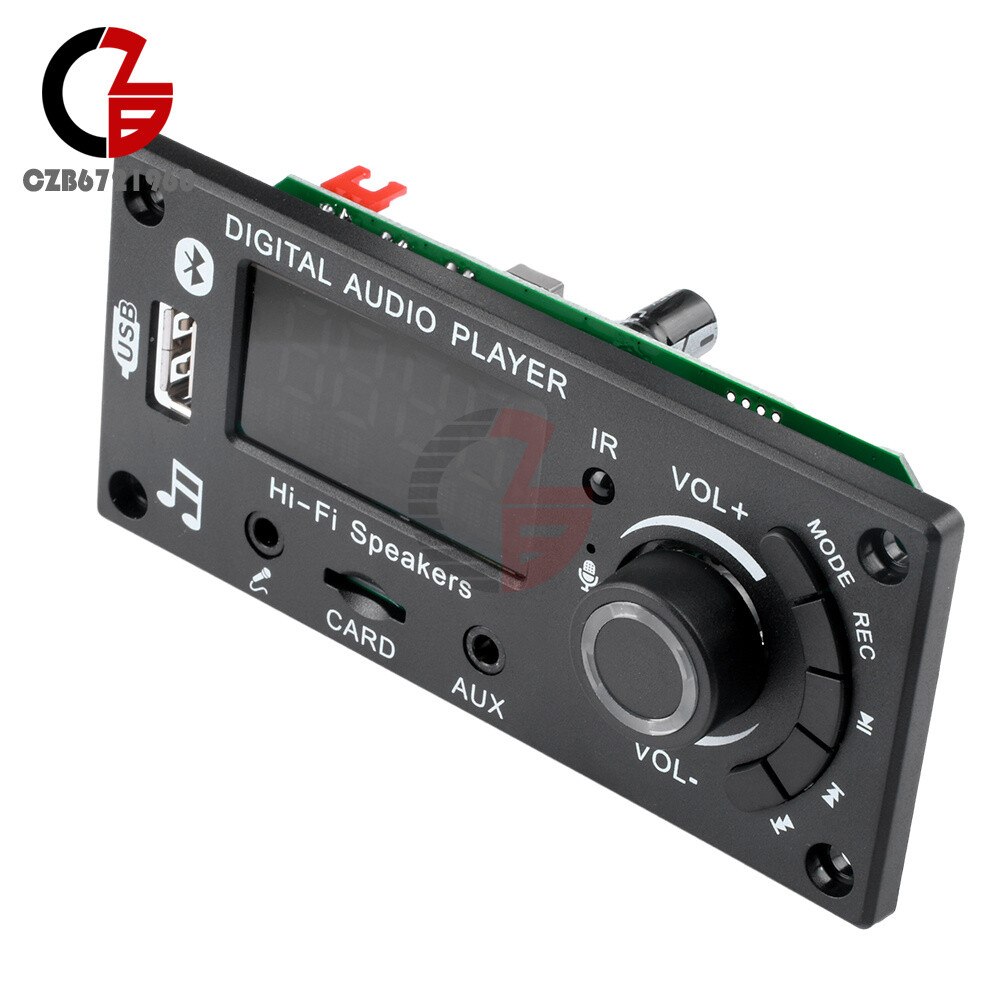 DC5-25V MP3 Decoder Board 2*50W Bluetooth Car Audio Player USB TF FM FM Radio
