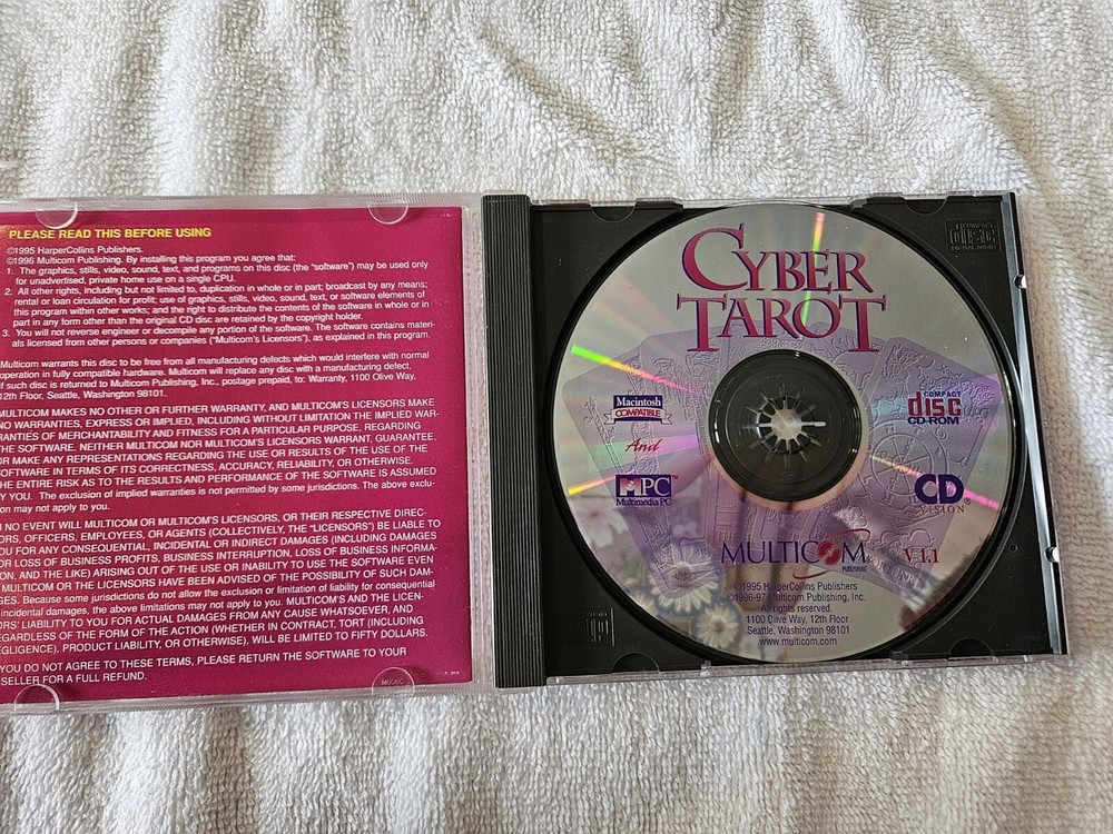 Cyber Tarot (MPC CD-ROM, Windows 95, Mac) 1995