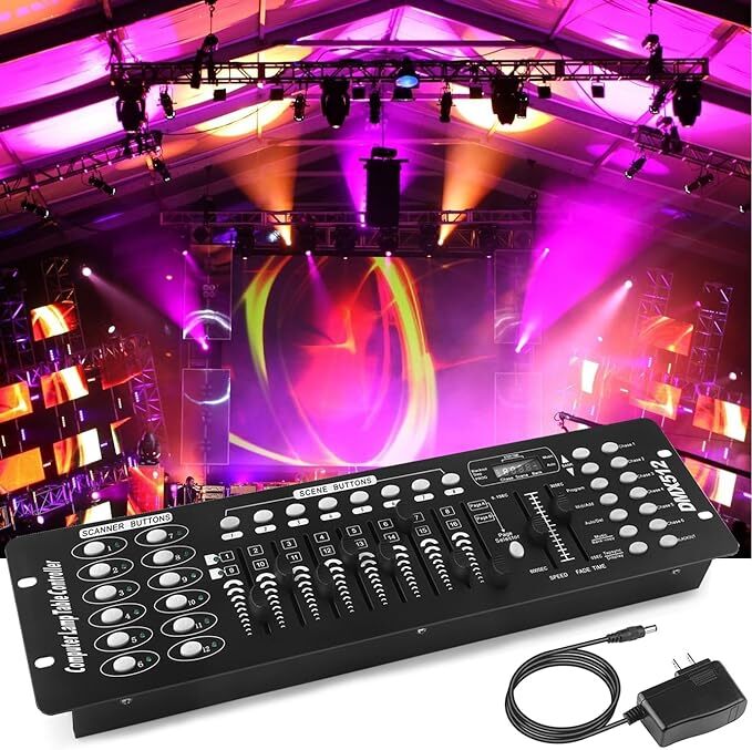 192 Channels Operator Console Controller DMX512 Fit Stage Lighting DJ Light New