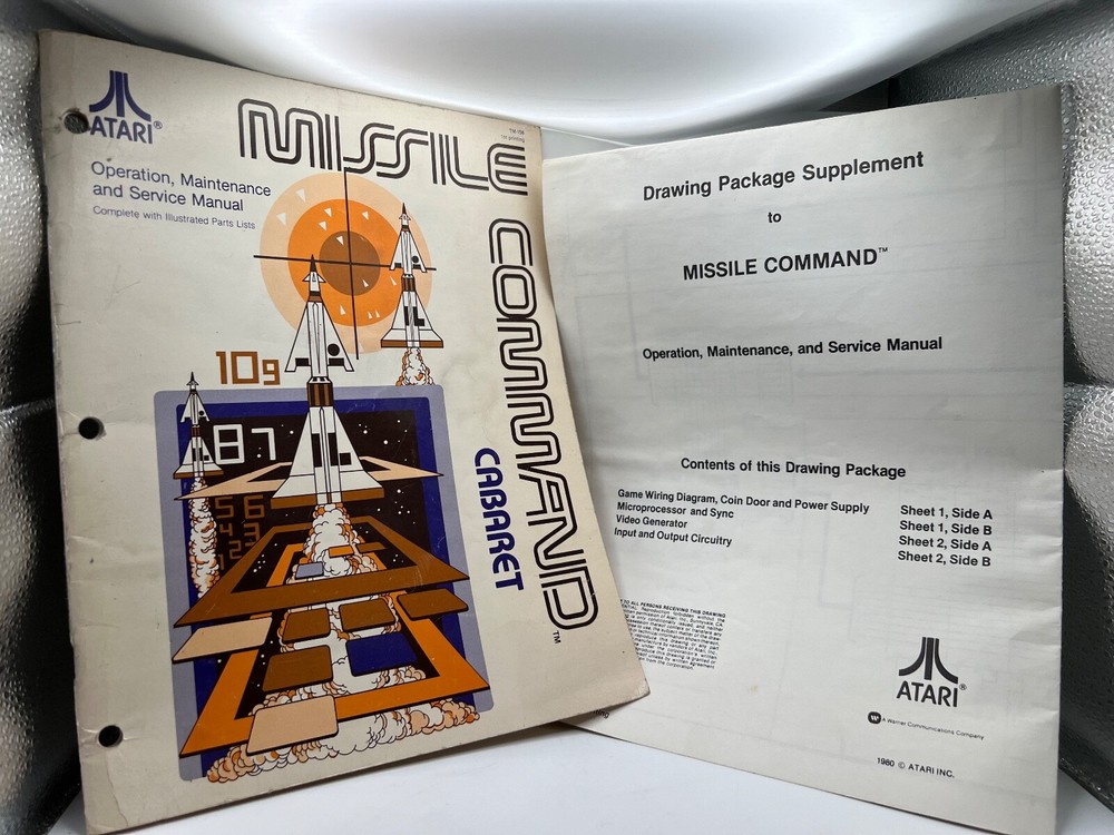 ATARI: Arcade game Manuals Collection from distributors library YOUR CHOICE