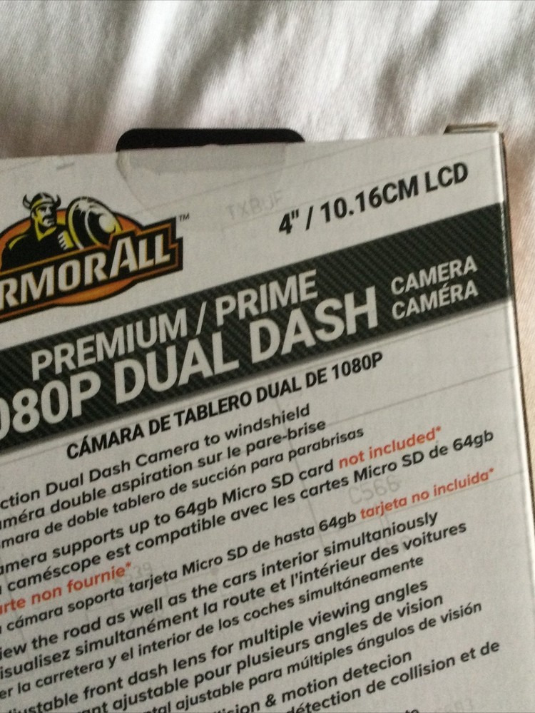 ArmorAll High Definition 1080p Dual Dashboard Camera Exclusive