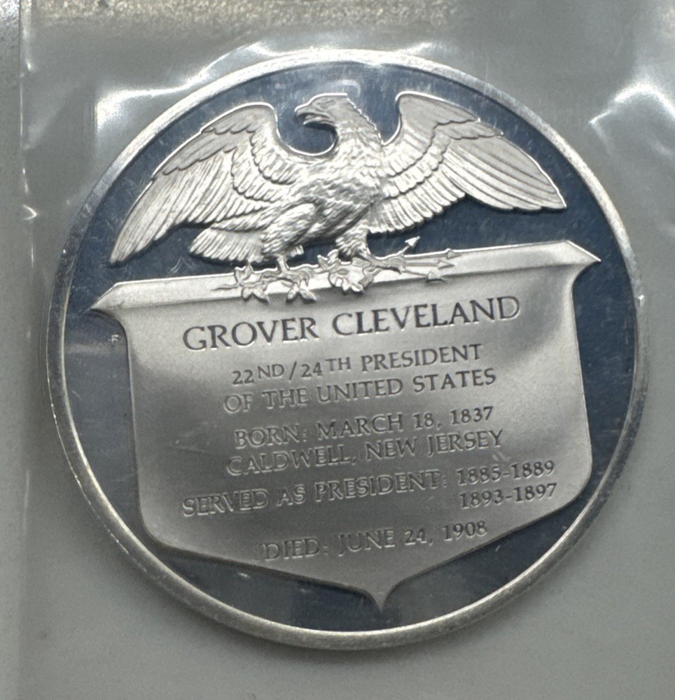 Three Assorted Sterling Silver Rounds Proof like Finished Different Weights